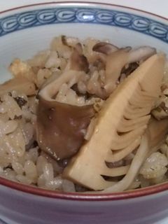 たけのことまいたけのおこわ-レシピのメイン写真