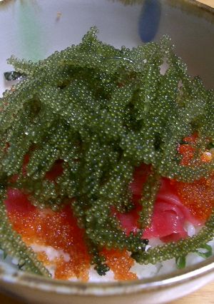 海ぶどう丼-レシピのメイン写真