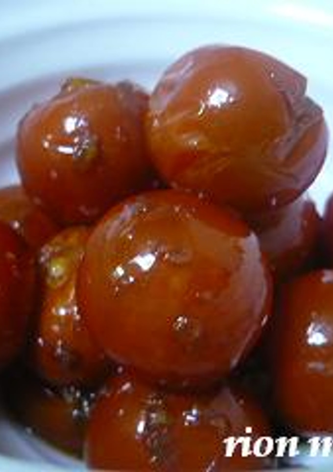 簡単！！焼きプチトマトの生姜醤油かけ-レシピのメイン写真