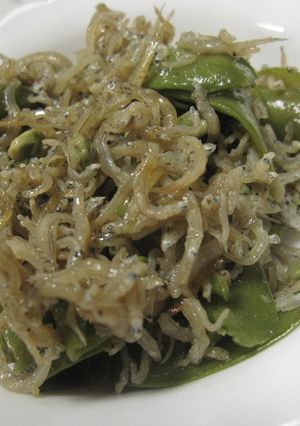 さやえんどうとちりめんじゃこの炊いたん-レシピのメイン写真