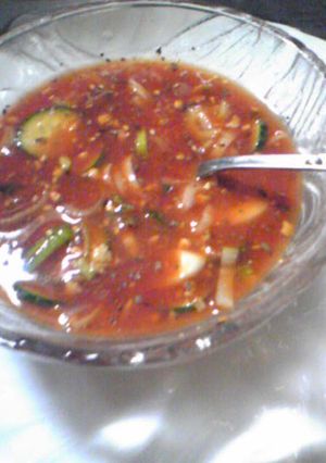 食べる分だけ♫即席イタリアン冷汁風☆-レシピのメイン写真