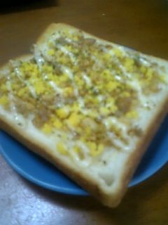 そぼろマヨトースト-レシピのメイン写真