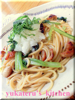 鶏皮オイルで☆ヘルシー鶏皮パスタ☆-レシピのメイン写真