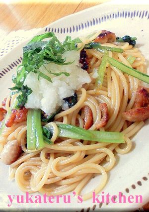 鶏皮オイルで☆ヘルシー鶏皮パスタ☆-レシピのメイン写真