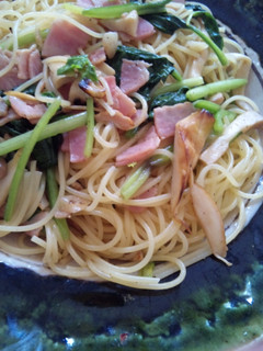 エリンギとほうれん草のパスタ-レシピのメイン写真