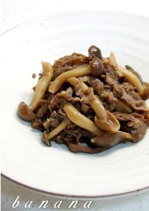 牛肉とシメジのしぐれ煮-レシピのメイン写真