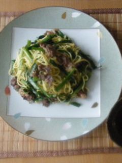 簡単☆ニラ焼きそばdeつけめん-レシピのメイン写真