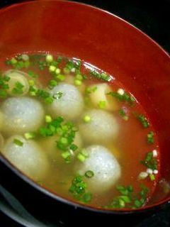 不思議な食感♡しらす団子汁♪-レシピのメイン写真
