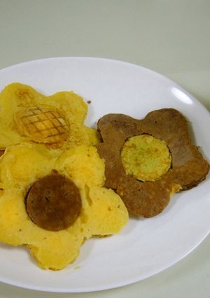 お花のホットケーキ-レシピのメイン写真