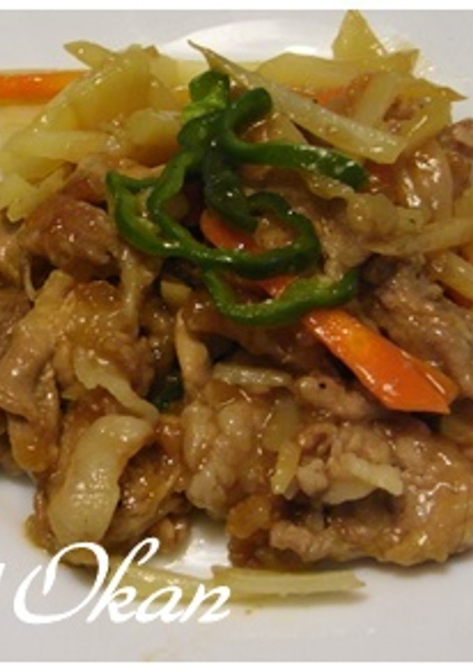 豚肉とジャガイモの中華風炒め煮-レシピのメイン写真