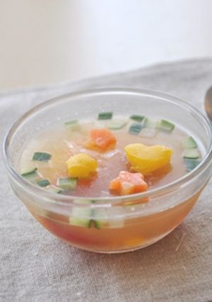 ♡彩り野菜のコンソメゼリー♡-レシピのメイン写真