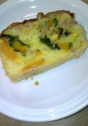 カボチャとベーコンの☆ケークサレ-レシピのメイン写真