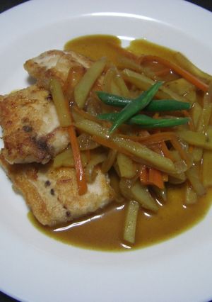 めかじきの野菜がけカレー風味-レシピのメイン写真