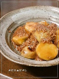 新じゃがと豚ひき肉の✿そぼろ煮✿-レシピのメイン写真