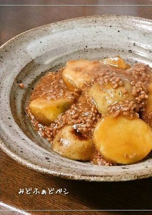 新じゃがと豚ひき肉の✿そぼろ煮✿-レシピのメイン写真
