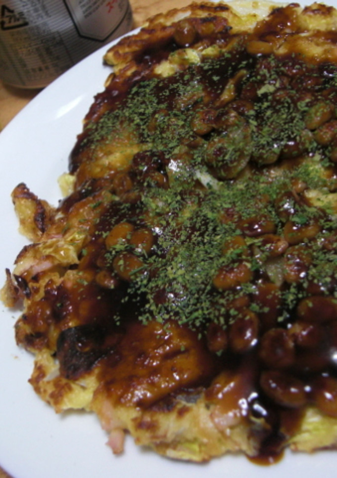 おからと納豆のお好み焼き-レシピのメイン写真