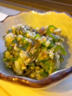 オクラと薬味野菜の和え物♪♫♩♬-レシピのメイン写真