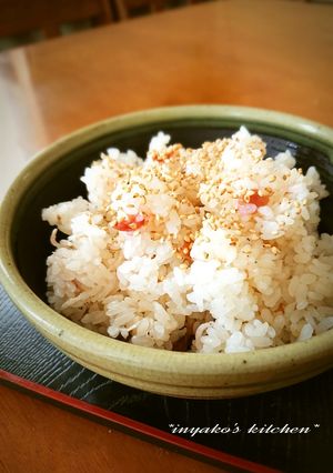 ちりめんじゃこと梅干しのおこわ-レシピのメイン写真