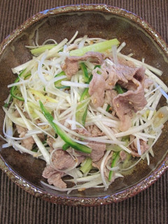 白ネギと牛肉のサラダ-レシピのメイン写真