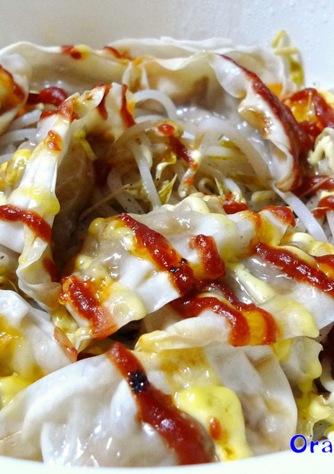 もやしと餃子のケチャマヨ蒸し-レシピのメイン写真
