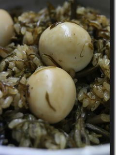 わらびと昆布(佃煮)の炊き込みご飯-レシピのメイン写真