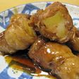 豚ばら肉の照り焼き、じゃがいも巻き☆彡