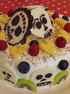 メキシカン?スカル バースデーケーキ-レシピのメイン写真