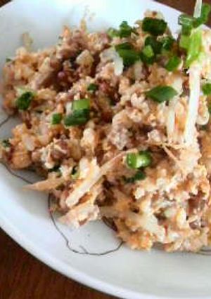 ふわふわ！納豆もやし炒飯☆゜-レシピのメイン写真