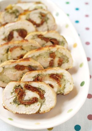 バジルチキンのモッツアレラ巻き-レシピのメイン写真