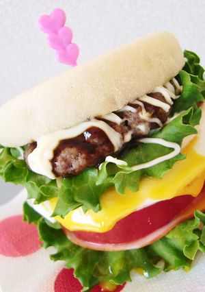 ★イングリッシュマフィン☆ハンバーガー★-レシピのメイン写真
