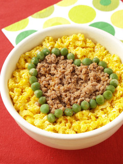 中華そぼろのお絵描き丼-レシピのメイン写真