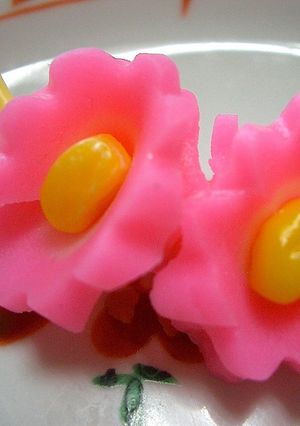 お弁当に*なるとでお花*-レシピのメイン写真