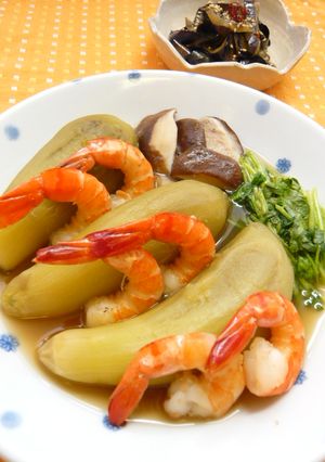 なすと椎茸のブイヨンひすい煮-レシピのメイン写真