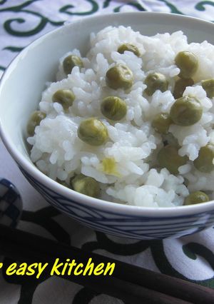 グリーンピース好きのための豆ご飯-レシピのメイン写真