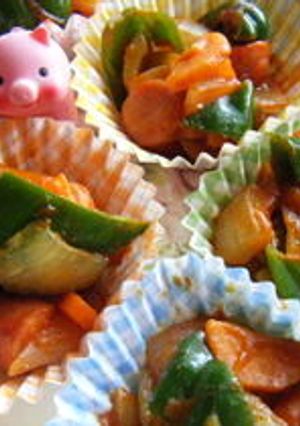 ☆カレーケチャップ炒め☆冷めても美味しい-レシピのメイン写真