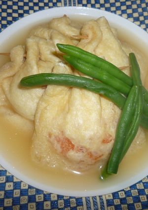 トロトロ人参巾着♪餅巾着-レシピのメイン写真
