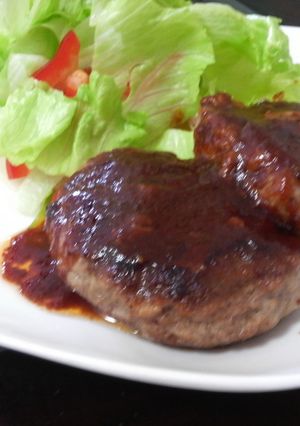 ふわふわハンバーグ-レシピのメイン写真