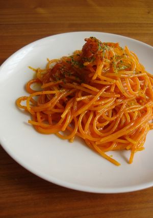 ジュースでパスタ-レシピのメイン写真