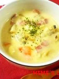 ●とろ〜りクラムチャウダー1人暮らし編●-レシピのメイン写真