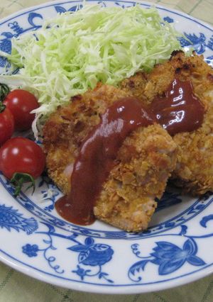 ダイエット中のとんかつ（ノンフライ）-レシピのメイン写真