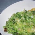 中に秘密が! ヘルシー中華風?お好み焼き