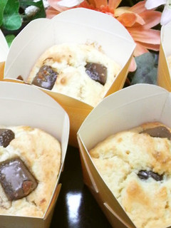 サックリ美味♪酒粕&チョコレートマフィン-レシピのメイン写真