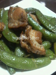 帆立とスナップえんどうの炒め物-レシピのメイン写真