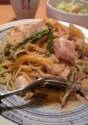 マグロと胡麻の健康パスタ-レシピのメイン写真