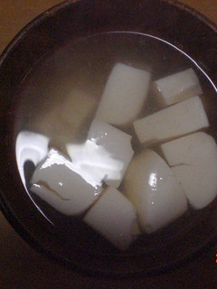 体が温まる豆腐の☆しょうが入り☆お吸い物-レシピのメイン写真