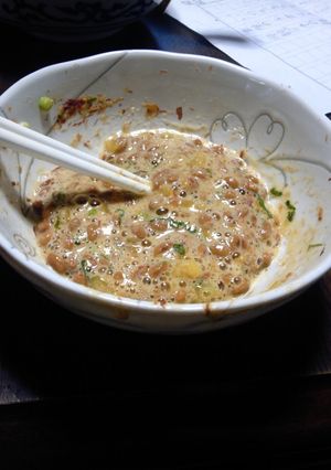 ★鰹節とたくあんの混ぜ混ぜ納豆★-レシピのメイン写真