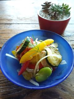そら豆と野菜のカラフルマリネ♪-レシピのメイン写真