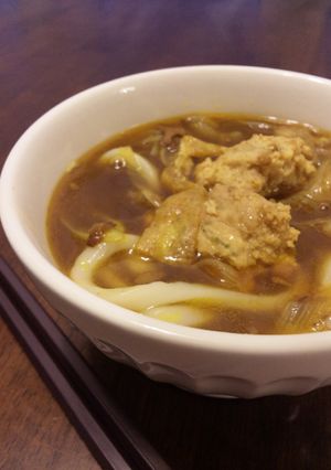 お鍋もキレイ♪おそば屋さん風カレーうどん-レシピのメイン写真