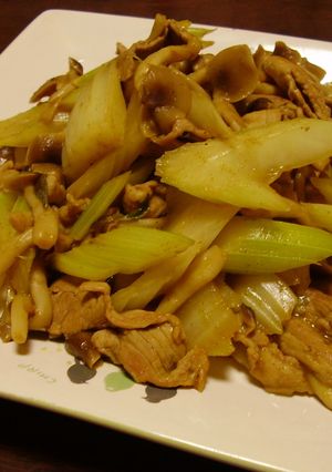 カレー風味のセロリ炒め-レシピのメイン写真
