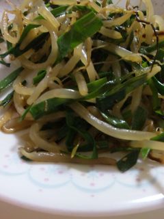 ニラもやし炒め-レシピのメイン写真